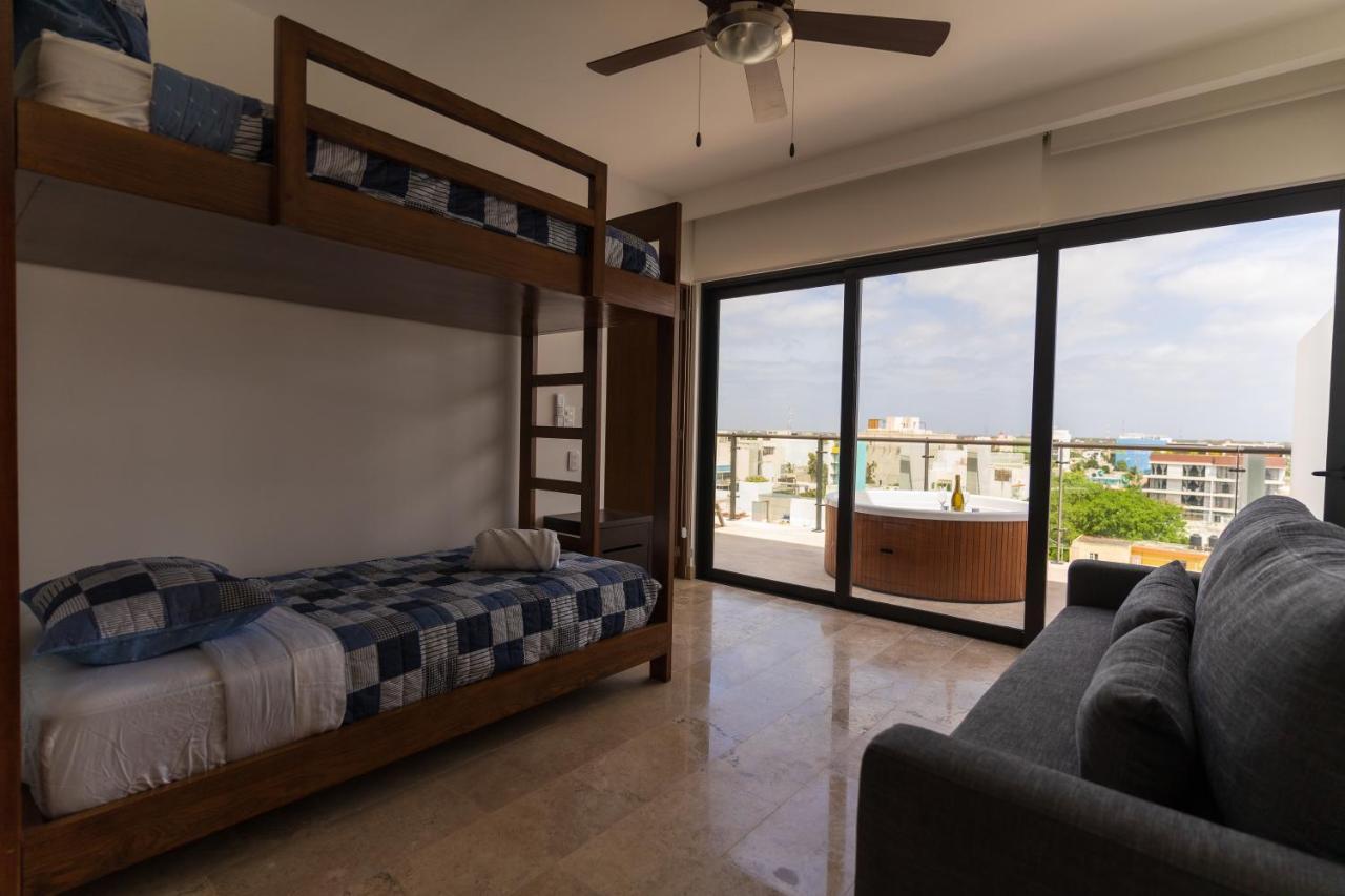 New & Equipped Apartment Steps From The Beach With Pool Jacuzzi By Yeah Playa del Carmen Exterior foto